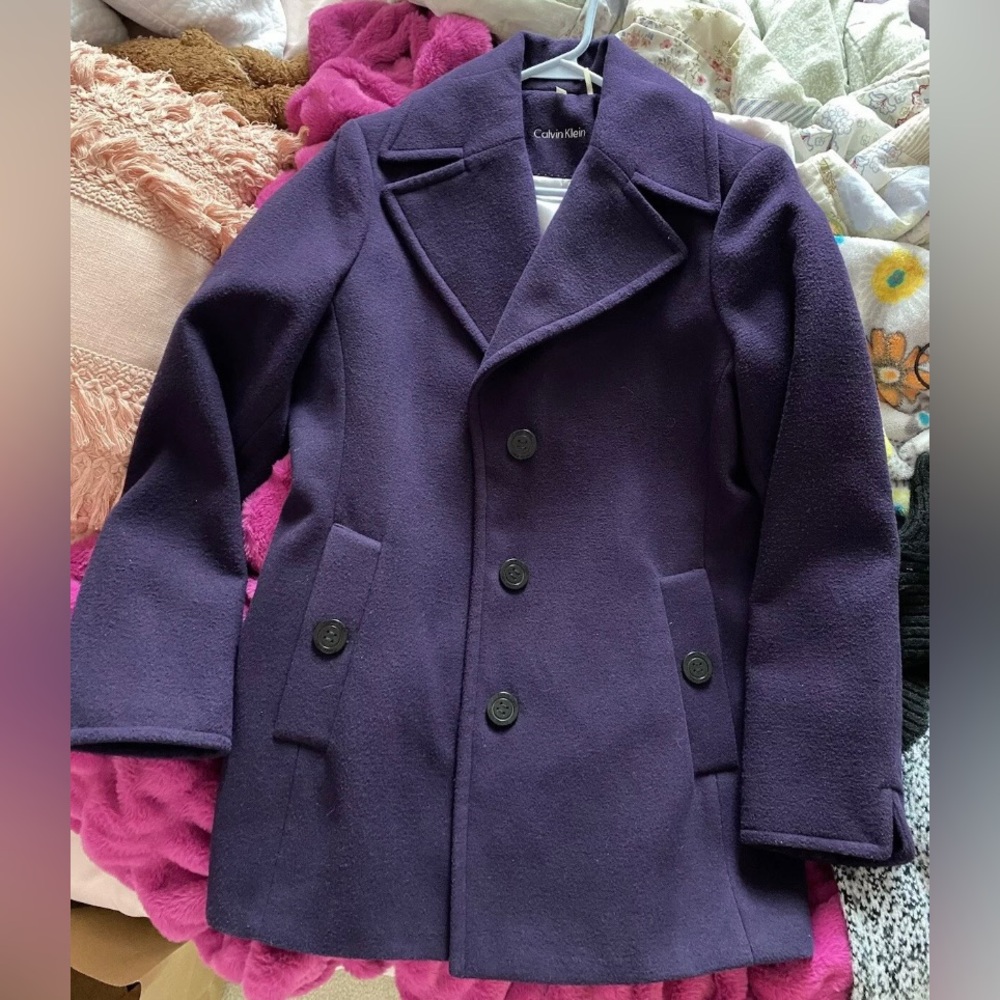 Purple winter coat